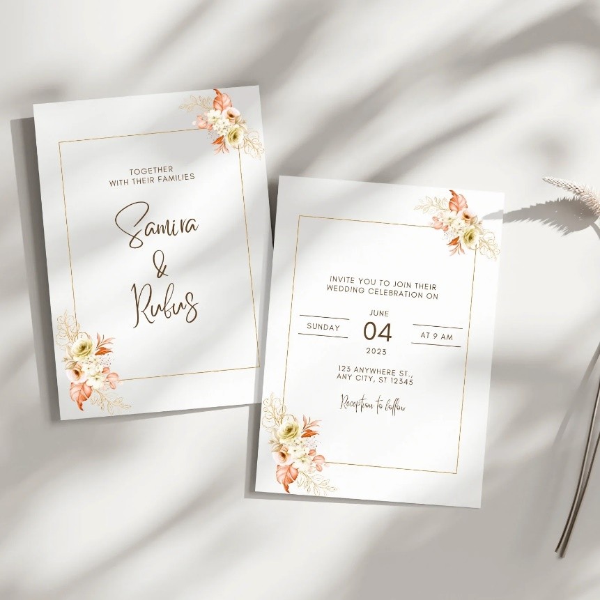 Wedding card design
